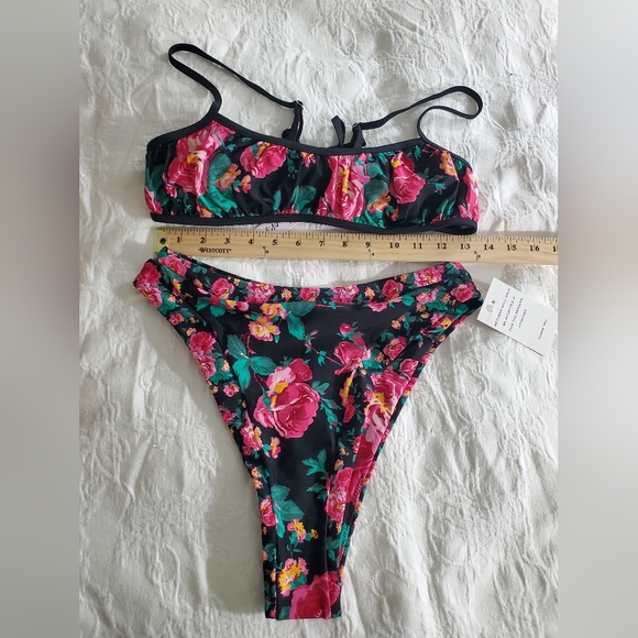 For Love And Lemons Other - NWT for love and lemons rose water floral bikini